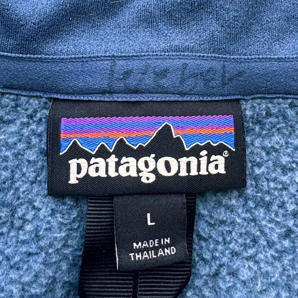 Patagonia Navy Full-Zip Fleece Jacket - Picture 7 of 14